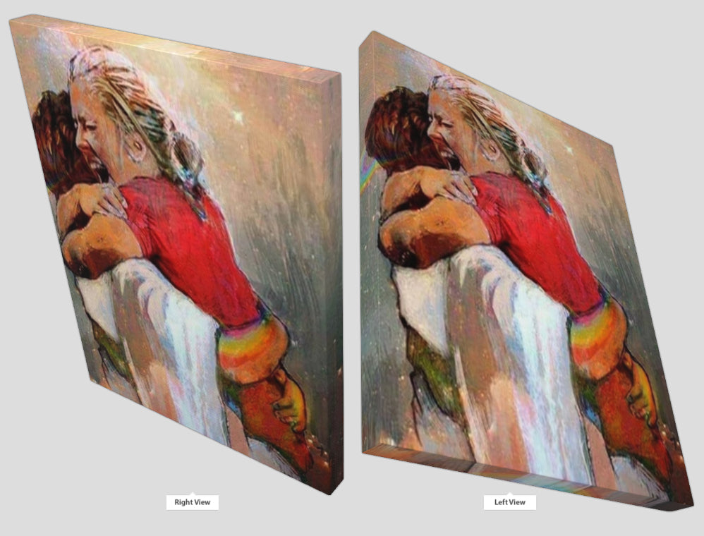 First Day In Heaven Gallery Wrap Canvas FEMALE