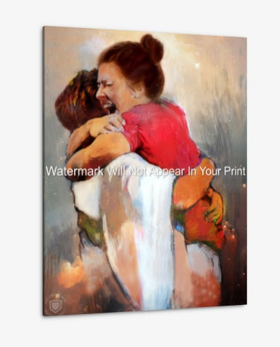 First Day In Heaven Redhead Gallery Wrap Canvas FEMALE